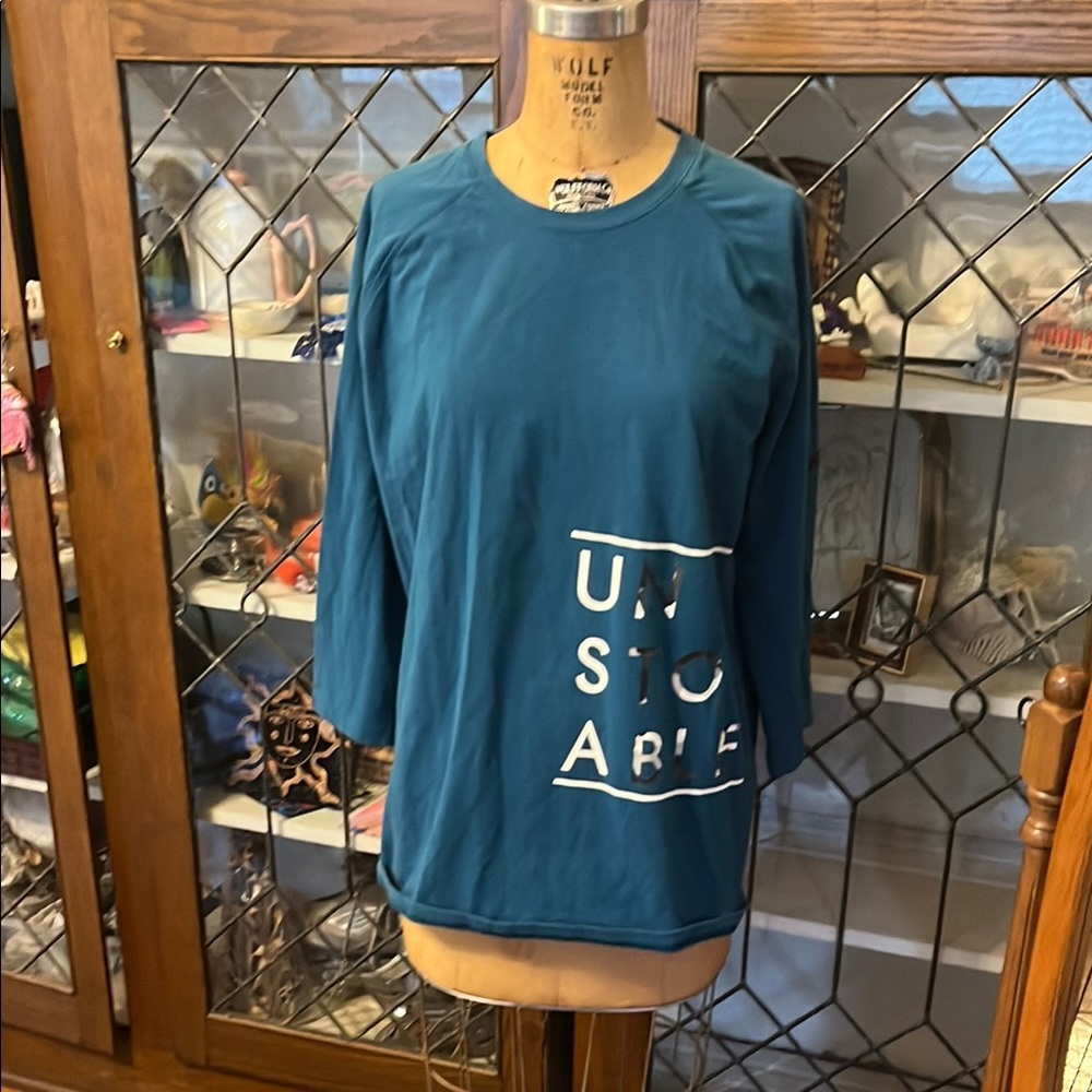 Under Armour Teal Long Sleeve Graphic Tunic